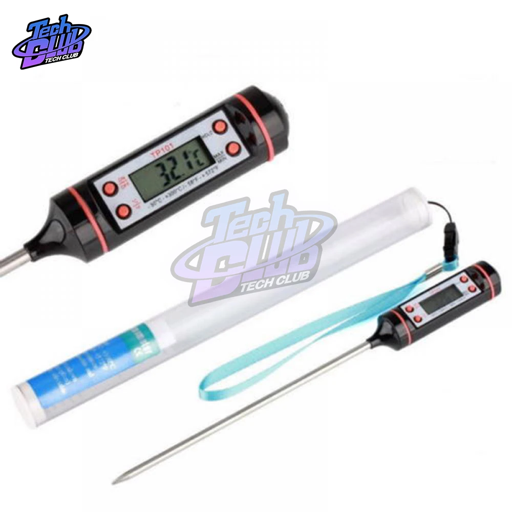 Электронный цифровой термометр кухонная метеостанция с датчиком температуры