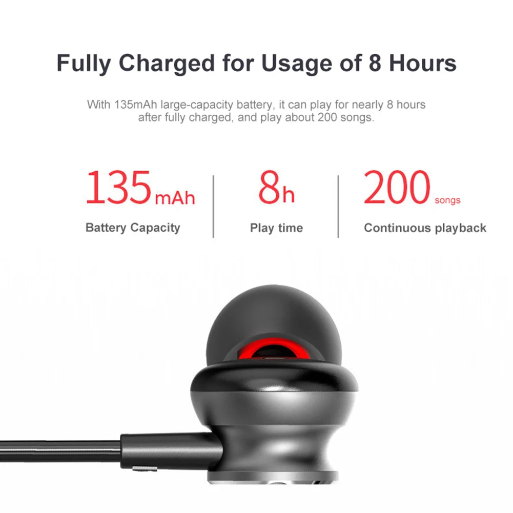 Q9 Влагозащищенные магнитные Беспроводные Bluetooth 4 2 шейные спортивные наушники