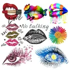 Термонаклейки для одежды, с мультяшным принтом, моющаяся футболка с переводными картинками термонаклейки для девочек