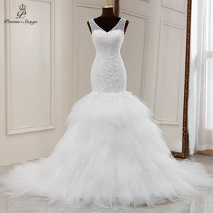 Женское свадебное платье It's yiiya, белое платье с аппликацией и бисером на лето 2021