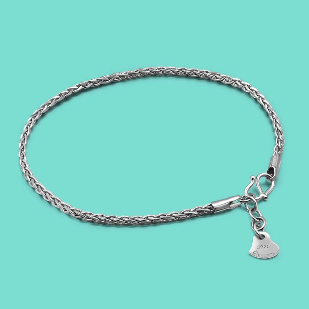 Женский и мужской браслет из серебра 100% пробы | Украшения аксессуары