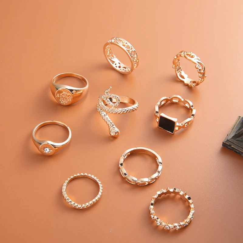 Набор женских колец Micaduo R17 11 шт./компл. богемная инновационная масляная капельная