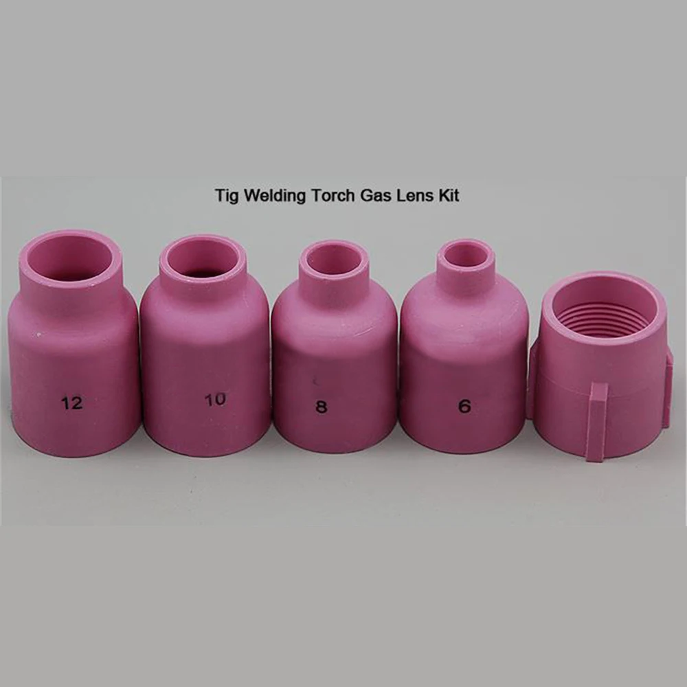 

TIG KIT Large Diameter Gas Len Alumina Nozzle 57N75 57N74 53N87 53N88 53N89 FIT TIG Welding Torch WP 17 18 26 Series 5PK
