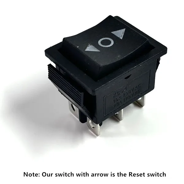 

Пластиковый трехпозиционный переключатель KCD4 красный