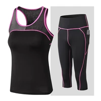 2021 new women yoga set quick dry 2 piece suit female outdoor sportswear fitness suit plus size sport workout for woman