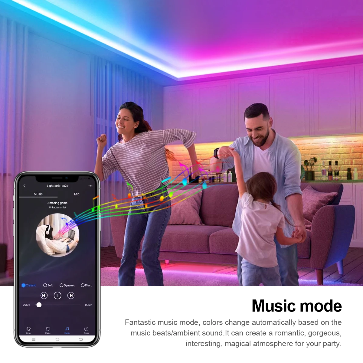 Светодиодные ленты Luces RGB для Apple HomeKit умная Светодиодная лента с Wi-Fi беспроводная