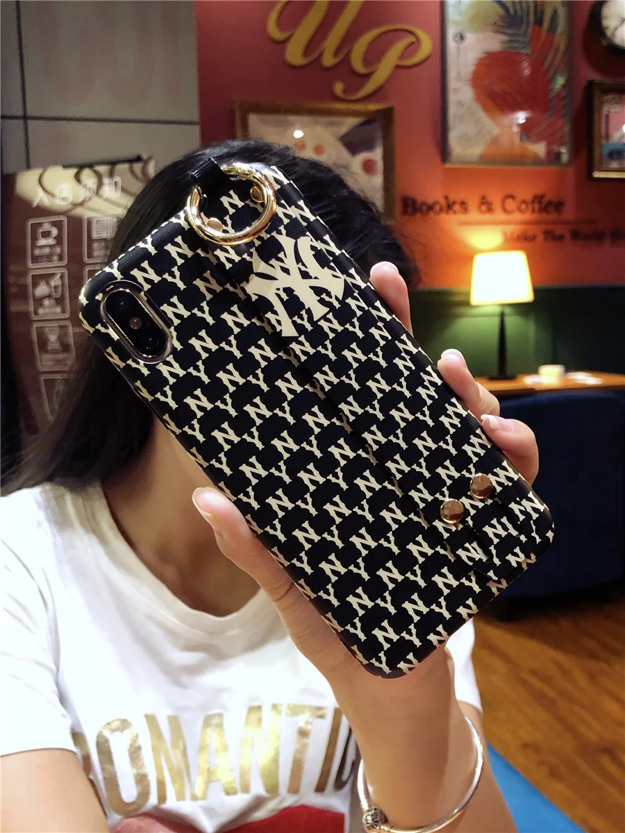Чехол для телефона с ремешком на запястье iphone 11 Pro Max XR XS MAX X 7 8 6 6s Plus мягкие