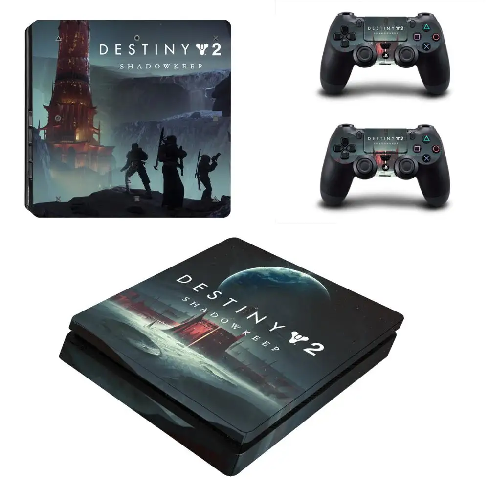 YSP4S-3905 Destiny 2 Shadowkeep PS4 тонкая кожа Наклейка для playstation 4 консоль и контроллер PS4 тонкая кожа Наклейка виниловая - Цвет: YSP4S-3905