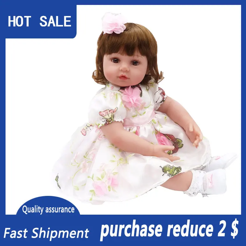 Кукла реборн силиконовая виниловая кукла принцесса младенцы игрушка