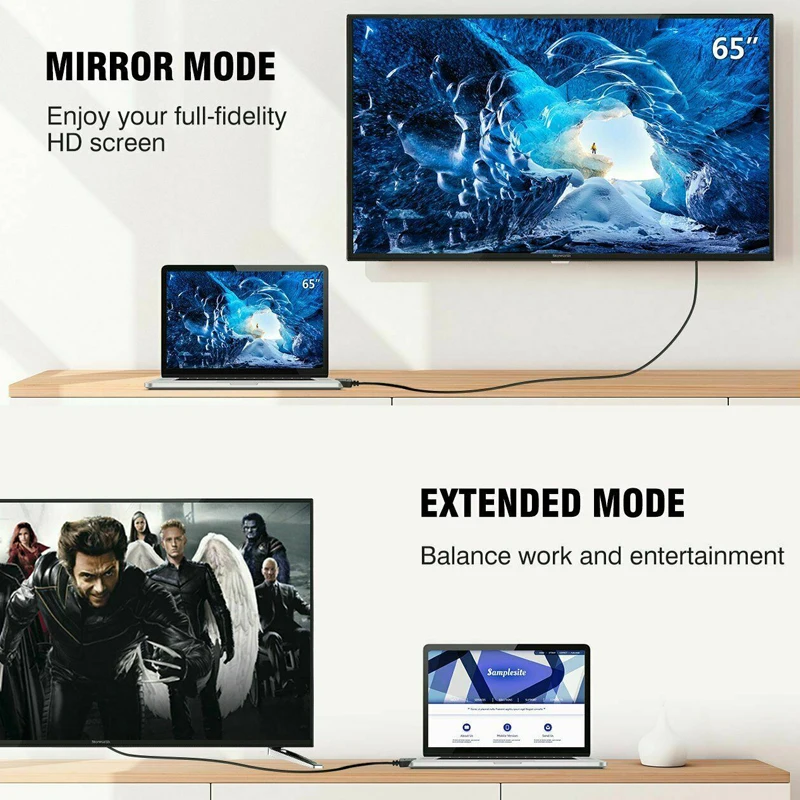 

3M / 10Ft Black Display Port to HDMI Cable Cord Display Port to HDMI TV Adapter Cable Gold Plated HD