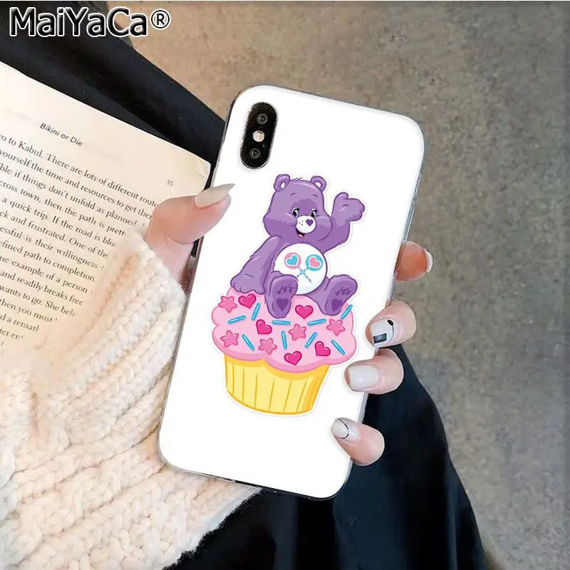 MaiYaCa стильная футболка с изображением персонажей видеоигр Care Bears Роскошный чехол для телефона Apple iphone 11 pro 8 7 66S Plus iphone X XS MAX 5S SE XR корпус под плетенную сумку