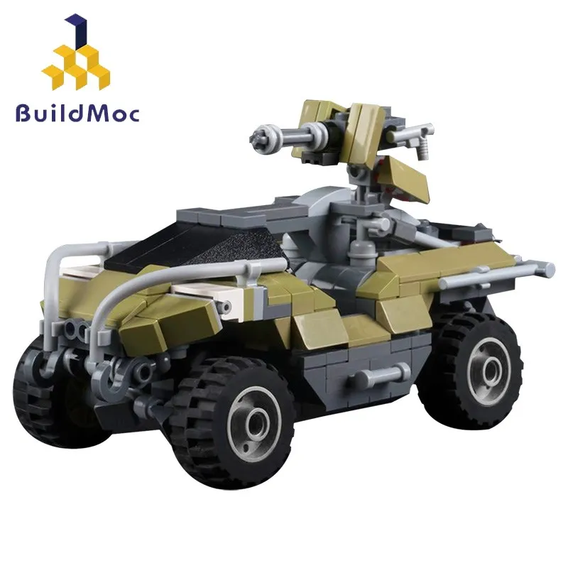 

BuildMoc 343 pcs M12 Warthogs Car Military Series Battle Tank Model Game Building Blocks Bricks DIY Assembly Toys For Gifts