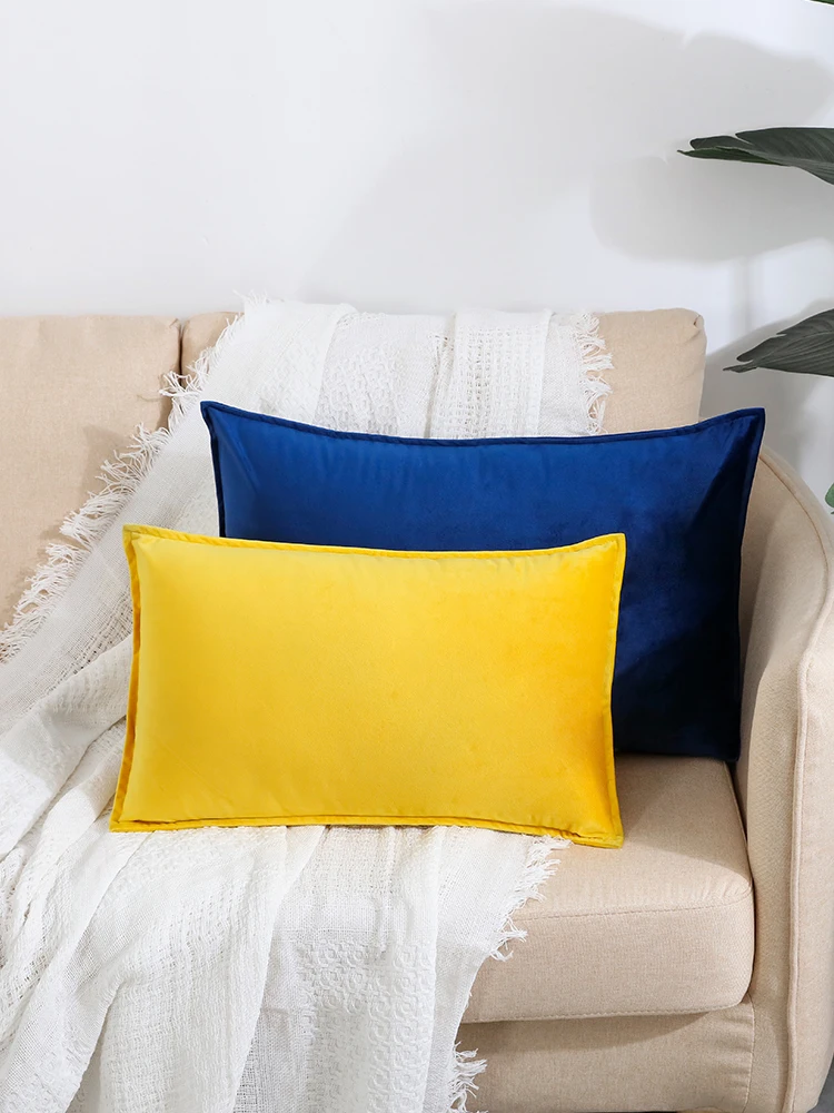 Наволочка из бархата Nordic для декоративных подушек на диване в гостиной, домашний декор, 45x45.