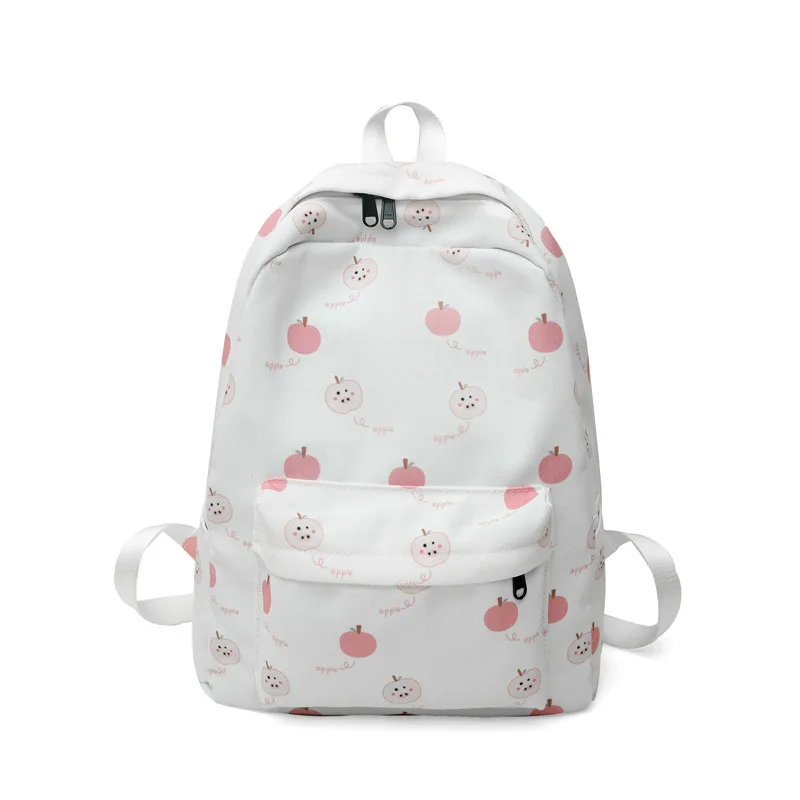 

2021 Backpack Female Korean Version of The Fashion Campus Casual Printing Backpack Student Bag Large Capacity