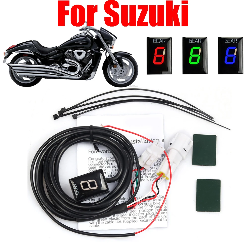 Индикатор передачи для Мотоцикла Suzuki Intruder 250LC 250 LC VLR1800 VLR 1800 VZR1800 VZR 1-6 цифровой