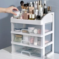 makeup organizer box cosmetic drawer transparent table drawer dresser cosmetic boxr
