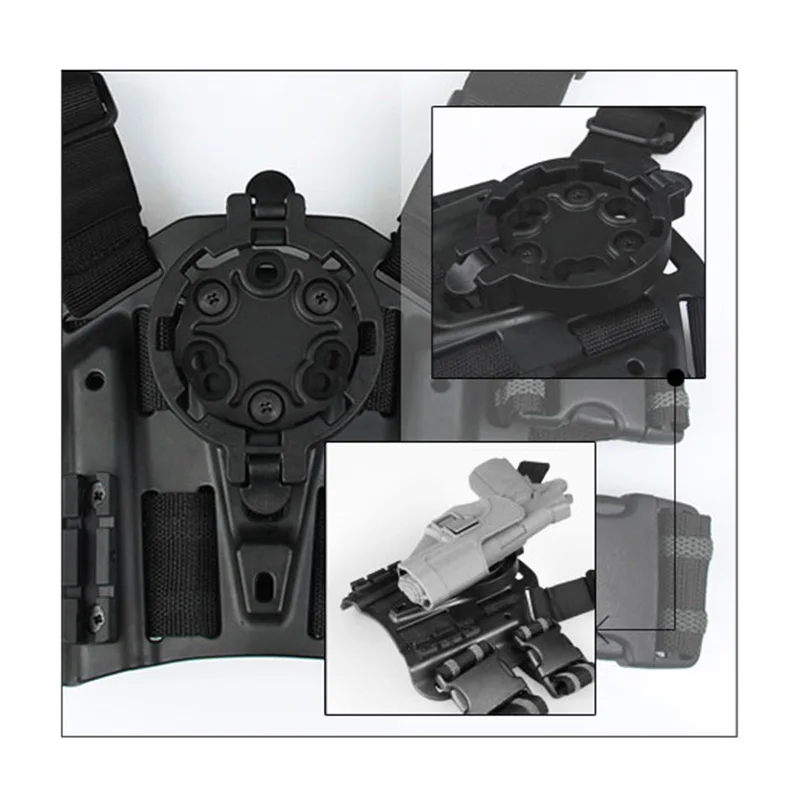 Arisoft AR15 аксессуары M4 M16 Тактический ABS 360 градусов вращения CQC QD мягкая платформа