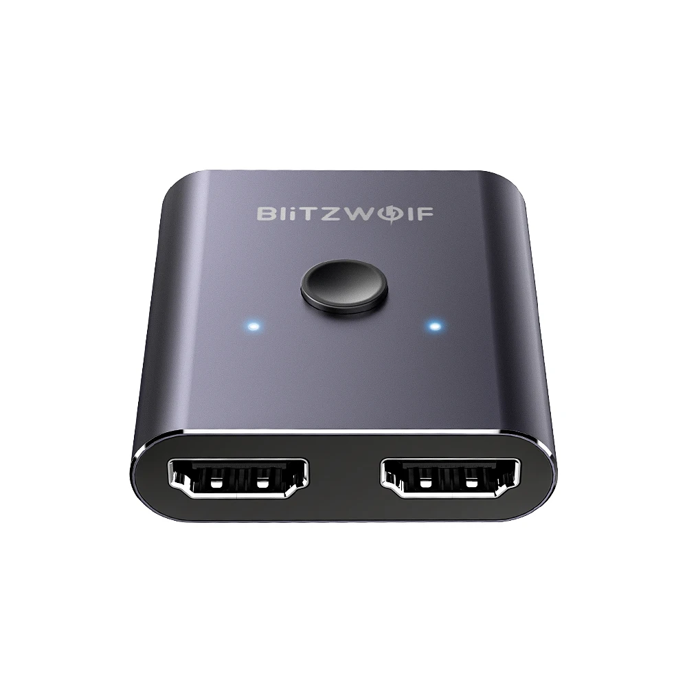 Двунаправленный коммутатор BlitzWolf совместимый с HDMI 1 вход 2 выхода входа выход