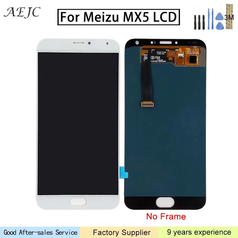 Amoled для Meizu MX5 M575M M575U ЖК дисплей с сенсорным стеклом дигитайзер сборка 5 дюйма