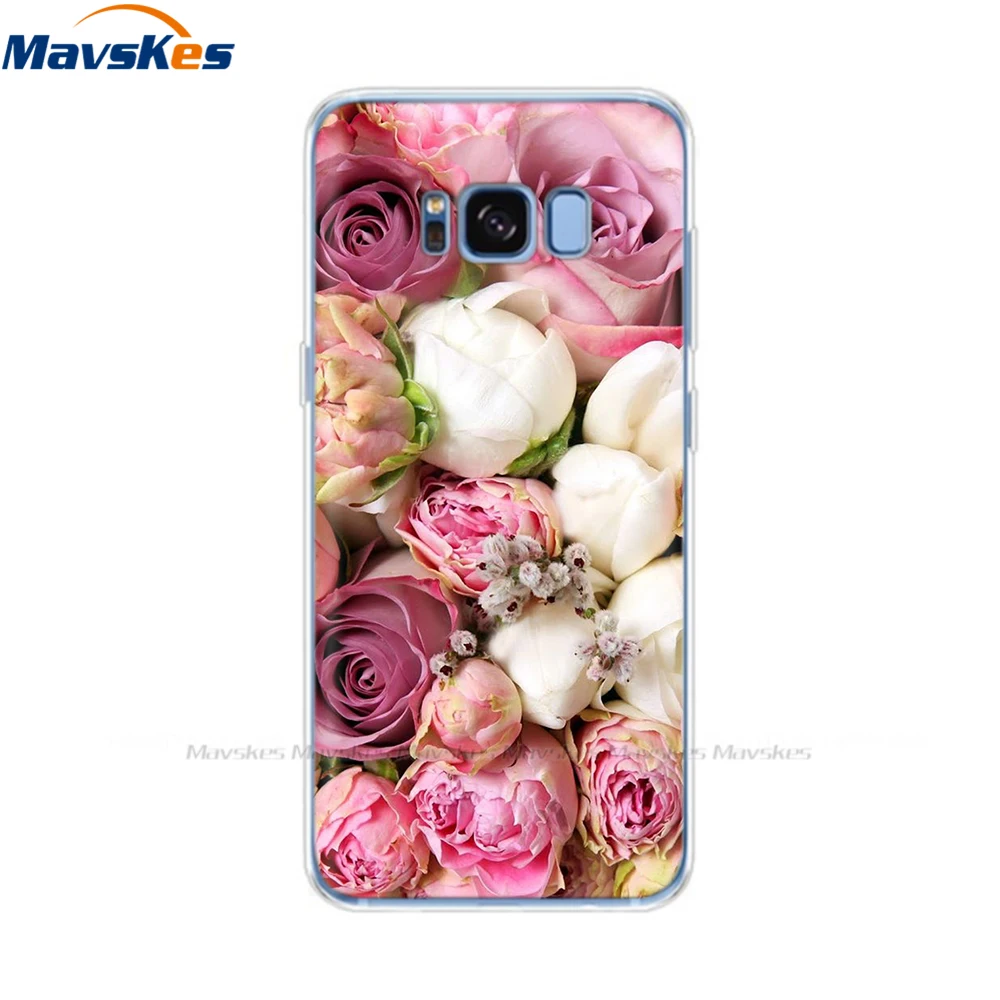 silicon phone case for samsung galaxy s8 cases cover for samsung s8 plus phone shell new design full 360 protective coque mask free global shipping