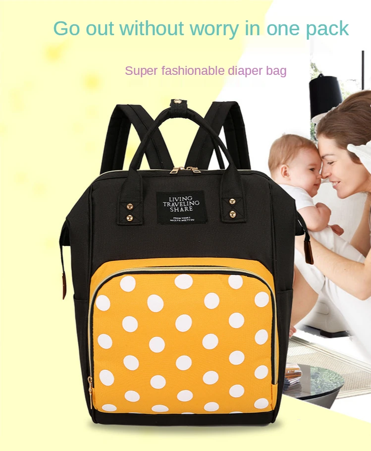 Diaper Bag Backpack Large Capacity Multifunction Nappy Bags Waterproof Baby Bag Travel Maternity Back Pack Diaper Pad Bottle Bag