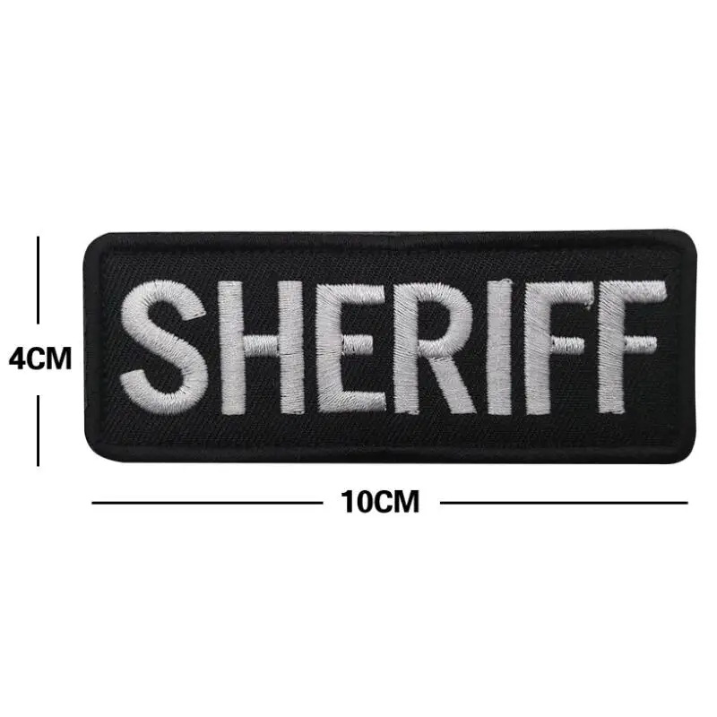 1 предмет лидер продаж буквы ткань шериф английский вышивка с изображением