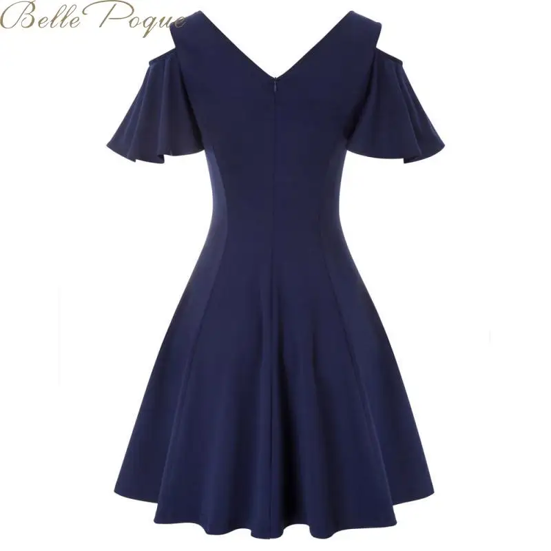 Belle poque Ретро стиль платье для вечеринки женское элегантное одноцветное мини