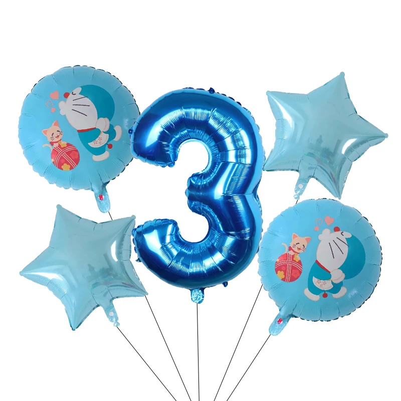 18-дюймовый фольгированный шар в виде кота мультяшный робот-кот для детей