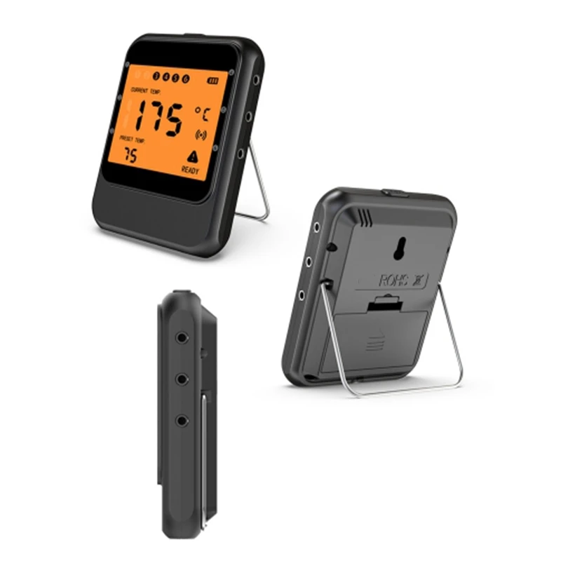 

100M Wireless Remote 6 Probe Digital Oven Kitchen Food Thermometer