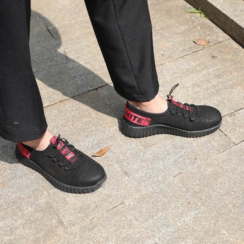 Кроссовки мужские сетчатые легкие сандалии для защиты от ударов и прокола