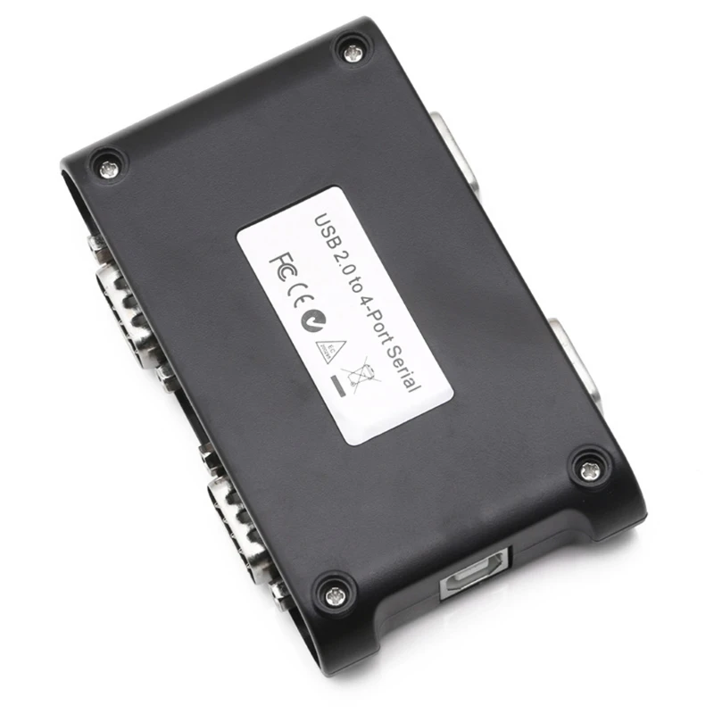 

9pin USB 2.0 to 4 ports RS232 Serial DB9 COM Controller Connectors Adapter Hub