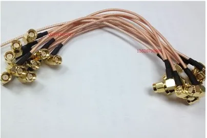 10 65 см длинный SMA внутренний винт Штекерная гибкая головка к rf коннектор|Детали и