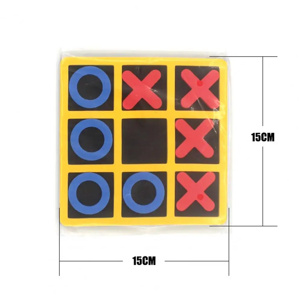 

1Set Tic-Tac-Toe Competitive Skill Parents-children Connection EVA Kids Tic-Tac-Toe Game for Family Gatherings 2021 New