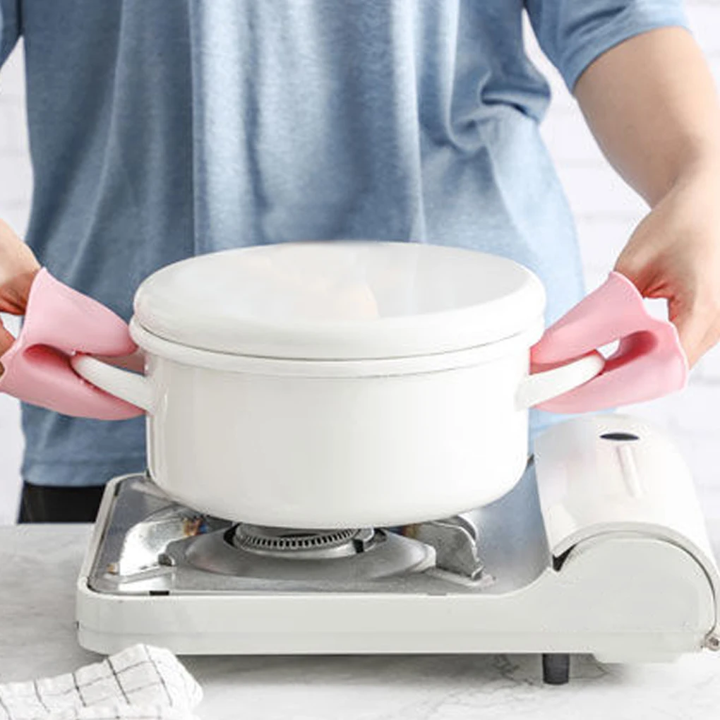 

1 Piece Of Kitchen Baking Silicone Insulation Gloves Household Bowl Oven Microwave Oven Anti-Scalding Non-Slip Gloves