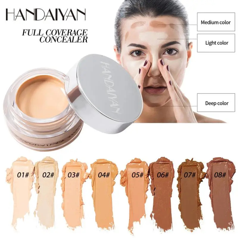 Makeup Full Cover 8 Colors Liquid Concealer Eye Dark Circles Cream Face Corrector Waterproof Make Up Base Cosmetic TSLM1 |