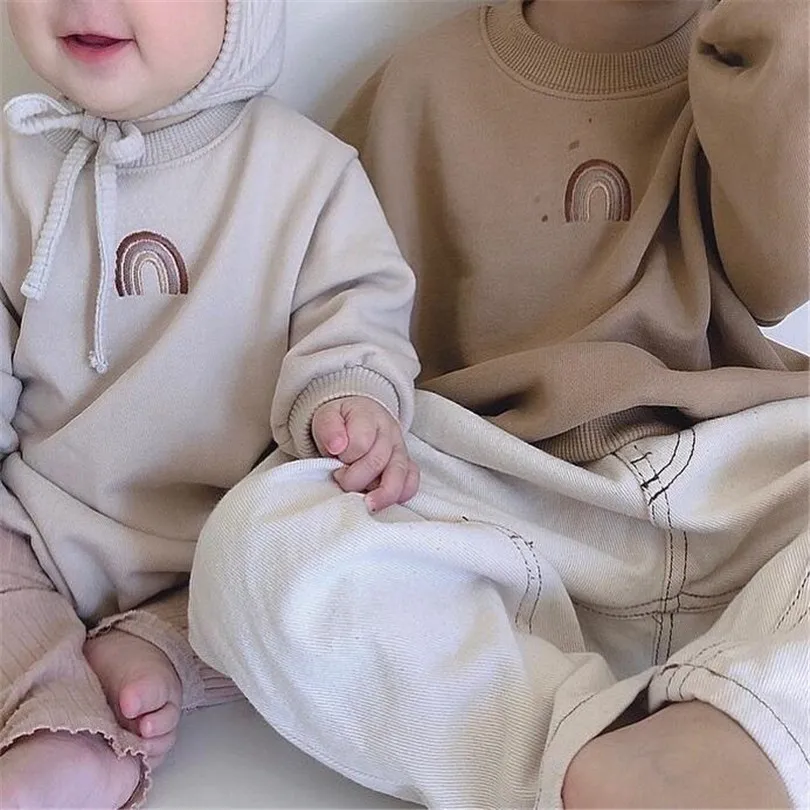 Детские свитшоты детский пуловер свитер осенне Весенние футболки с длинным