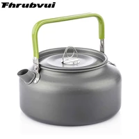 1 2l large camping kettle capacity outdoor teapot water boiling coffee pot mountain hiking portable instant noodle kettles