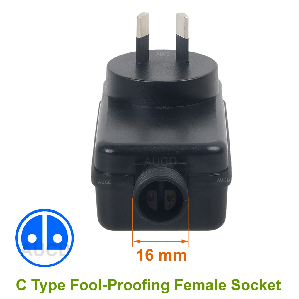 AC 100-240V К DC 12V 0.5A Открытый настенный выключатель питания Универсальный IP44 водонепроницаемый адаптер AU EU US GB UK штекер DC44CF