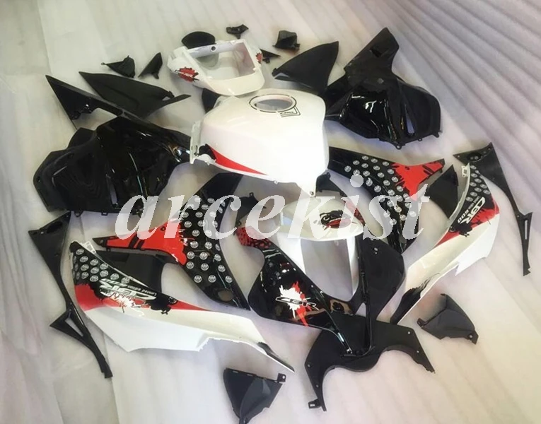 

4Gifts Injection Mold New ABS Full Fairings Fit For HONDA CBR600RR F5 2009 2010 2011 2012 09 10 11 12 body set white black