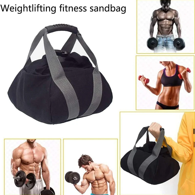 

Adjustable Canvas Sandbag - with Handle for Training Home Training, Yoga, Fitness,Sandbags for Fitness