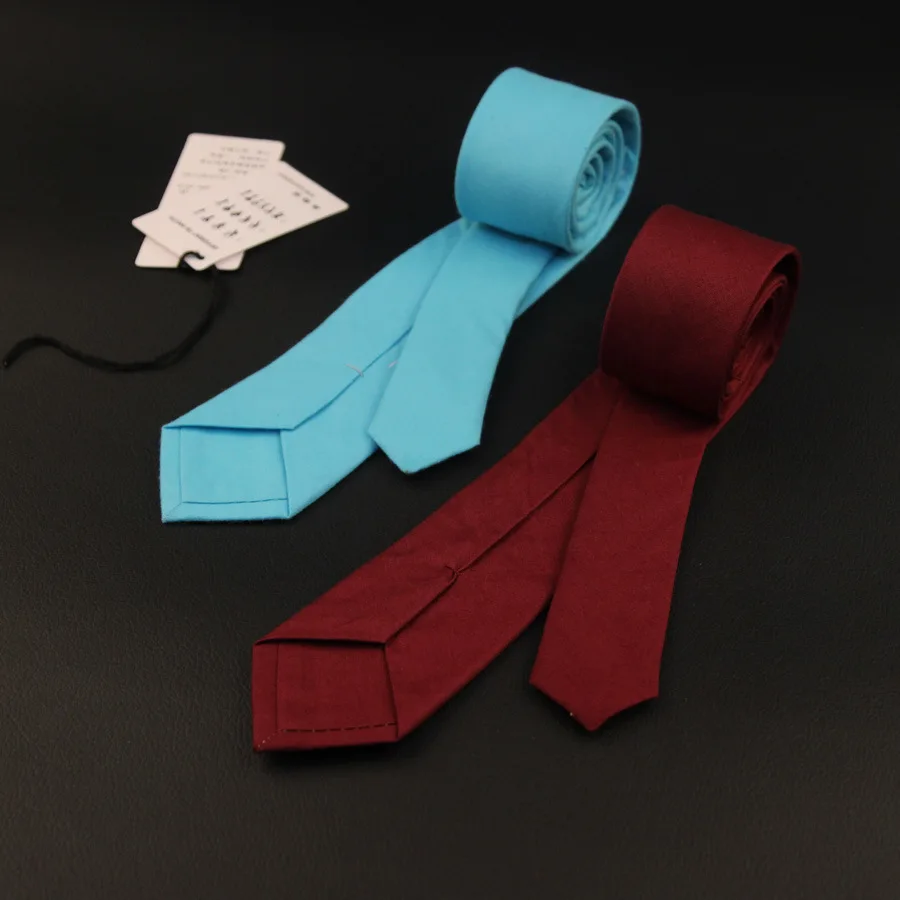 Linbaiway 6 см однотонный галстук бабочка для мужчин и женщин хлопковый свадебного