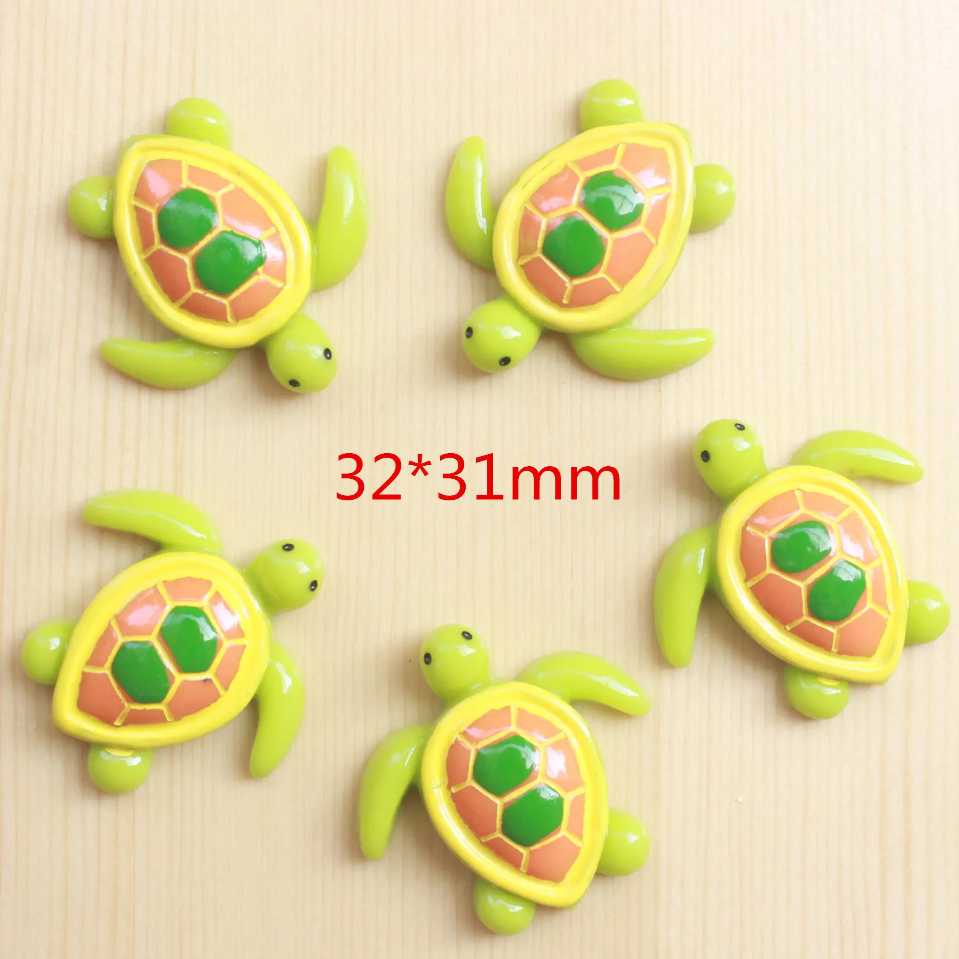 

10 шт. милый мультфильм Черепашки-ниндзя с плоской задней частью кабошоны из смолы для Детские бантики для волос Скрапбукинг Diy отделка декор...