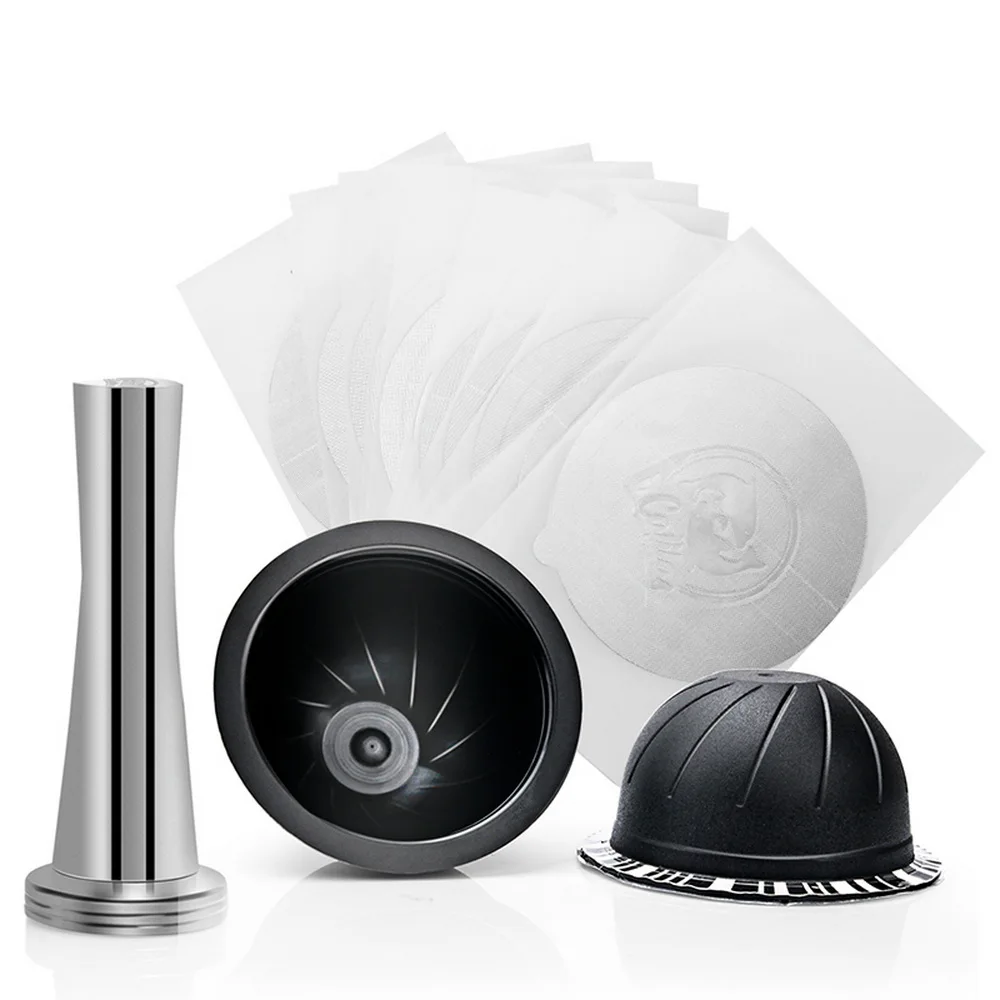 Многоразовые кофейные капсулы многоразовые из нержавеющей стали совместимые с