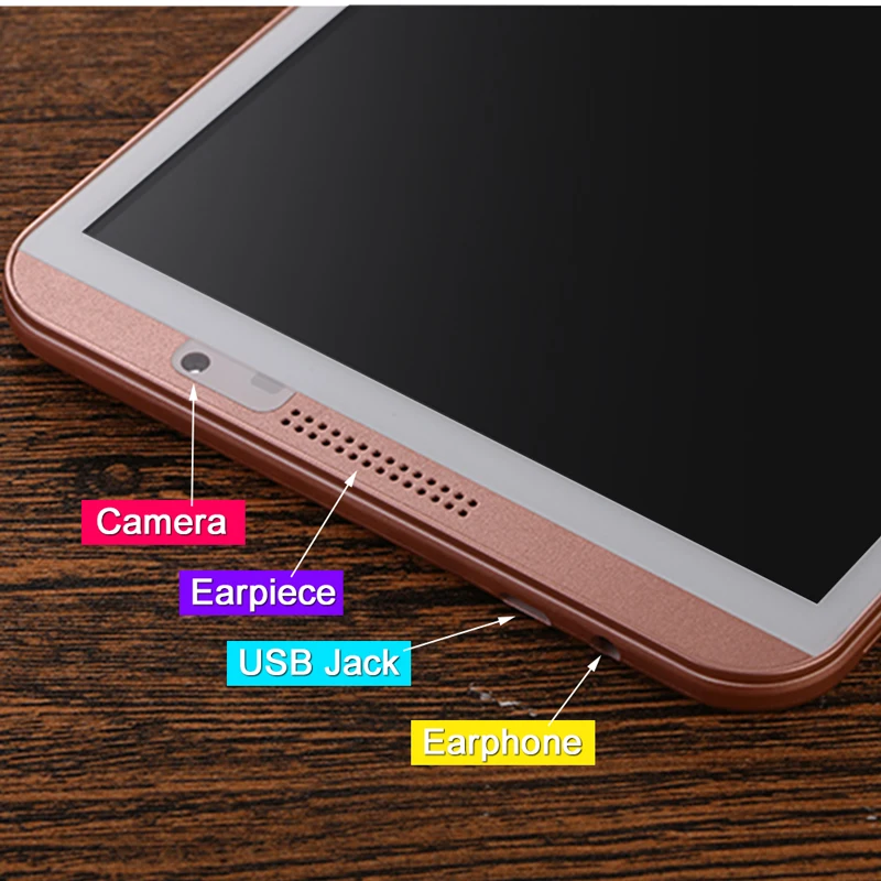 8 дюймовый планшет с четырёхъядерным процессором ОЗУ 2 Гб ПЗУ 16 Android 7 0 3G 4G