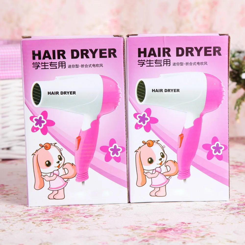 X 7708 Складной бытовой студенческий миниатюрный электрический фен для волос