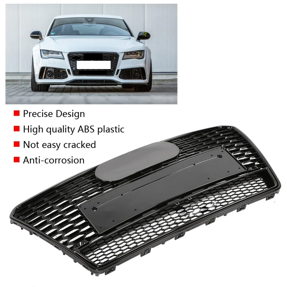 Решетка для капота RS7 Quattro черная глянцевая Audi A7/S7 4G8 2011 2012 2013 2014 | Автомобили и
