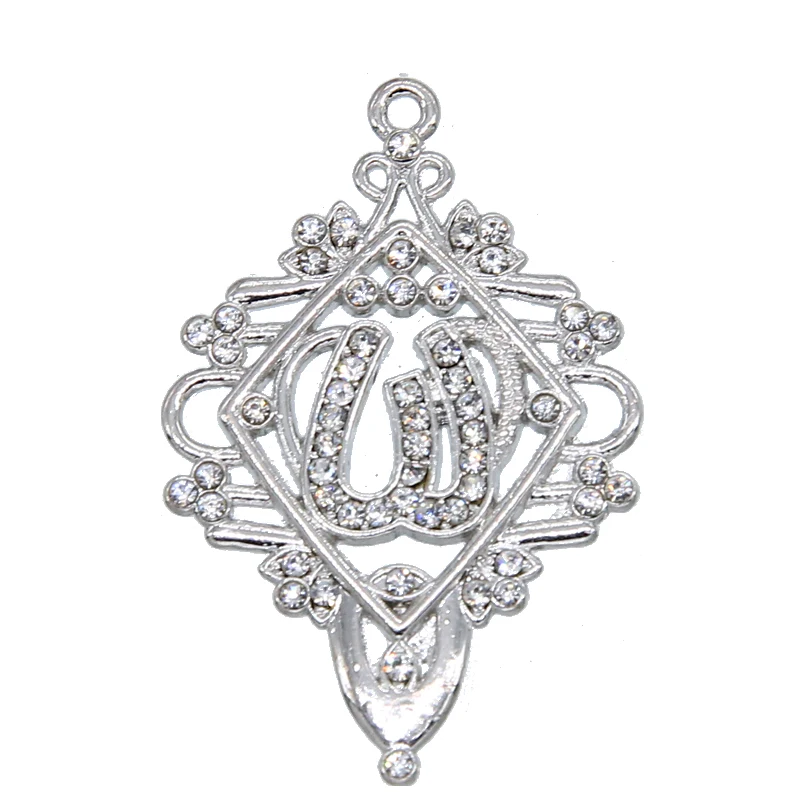 Оптовая продажа новый полый дизайн мусульманский кулон ожерелье сделай сам