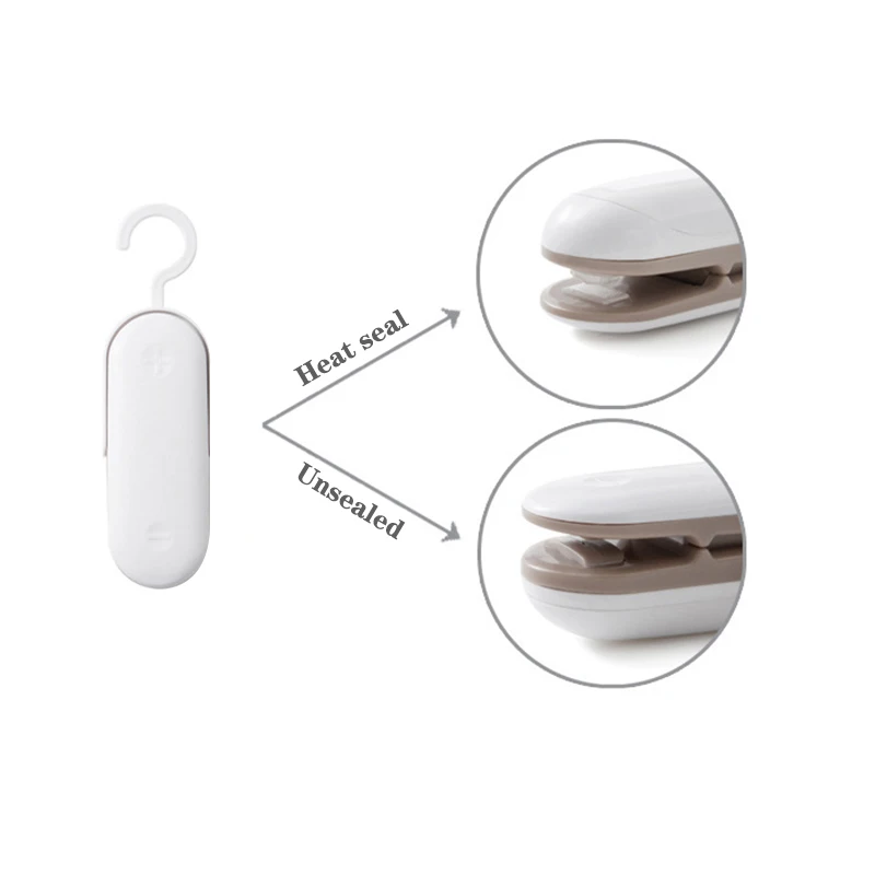 

Portable Mini Sealing Household Machine Heat Sealer Capper Food Saver for Plastic Bags Package Mini Gadgets Kitchen Tools