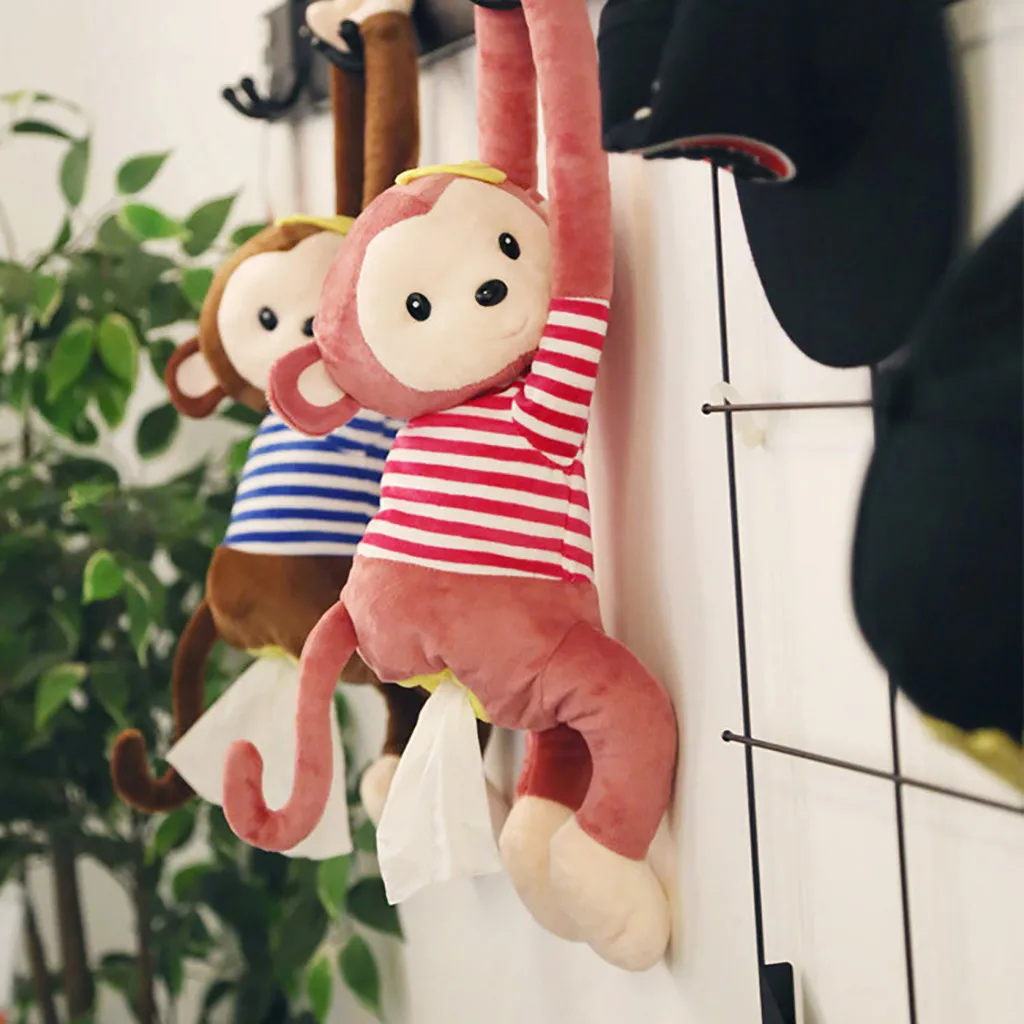 Креативная мультяшная Обезьяна для дома офиса автомобиля подвесная бумажная