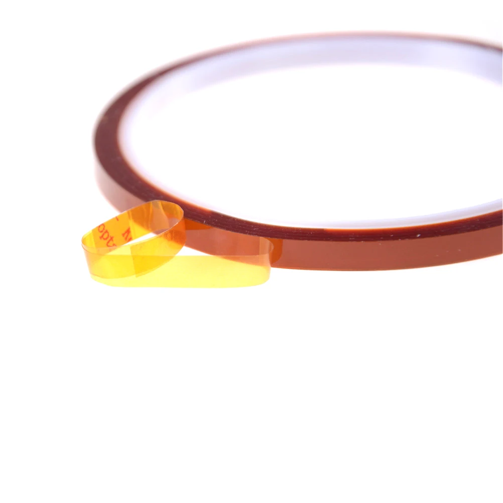 

5mm 100ft High Temperatur Resistant Tape Home Office Kitchen Anti-heat Polyimide Tape Top Quality